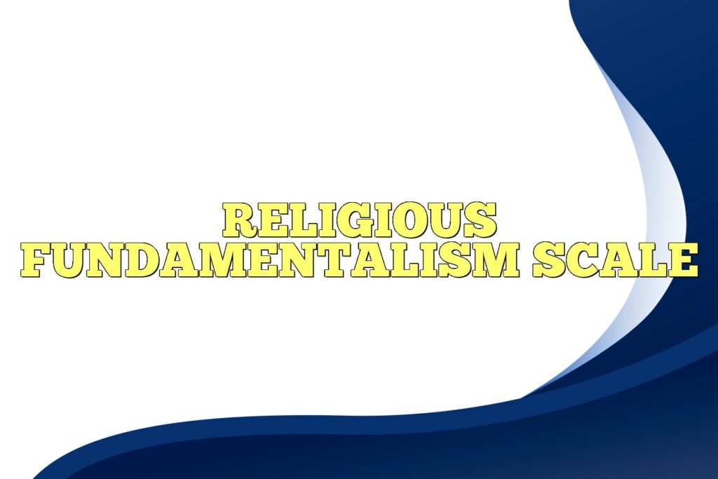 religious fundamentalism scale2
