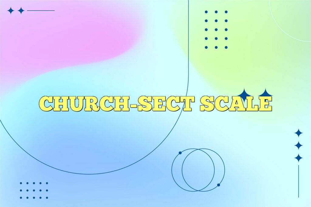 church sect scale