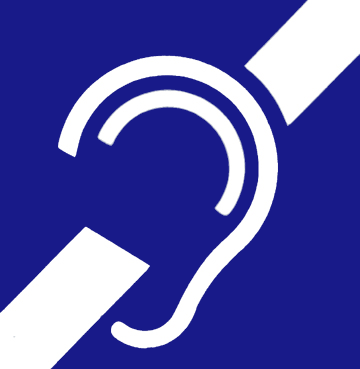 Deafness and hard of hearing symbol
