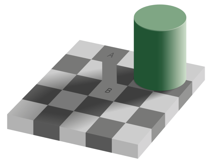 Grey square optical illusion Psynso