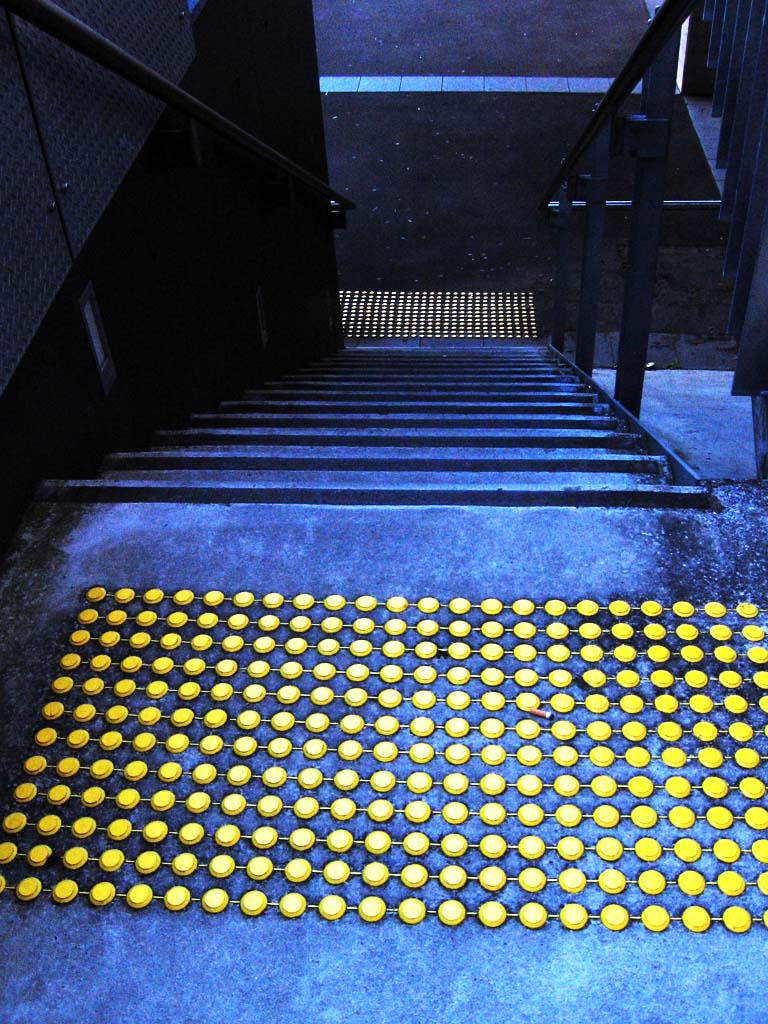 Tactile markings stairs for visually impaired Psynso