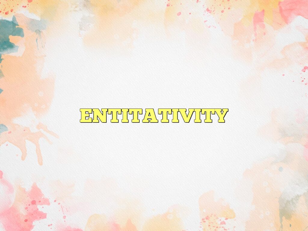 entitativity