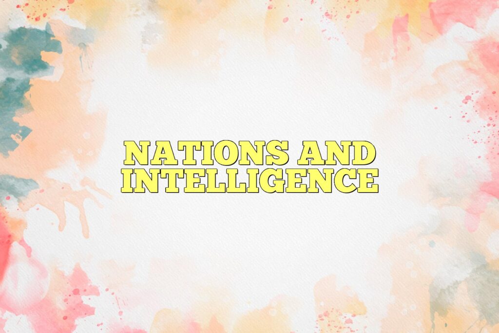 nations and intelligence