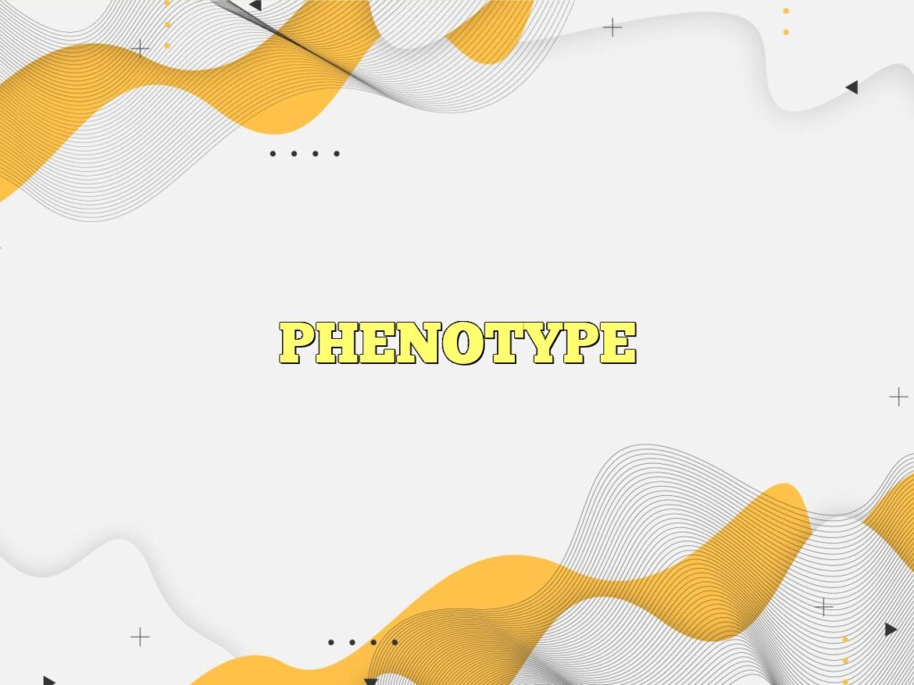 phenotype