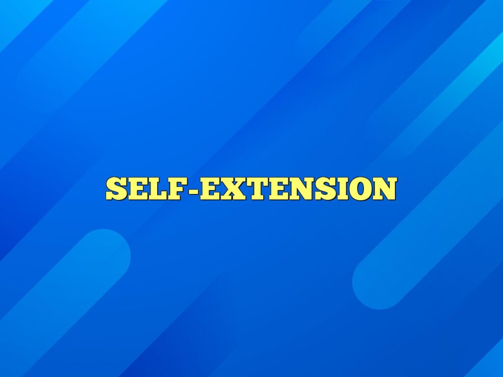 self extension