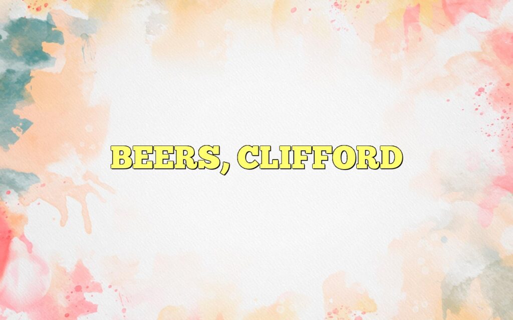 beers clifford