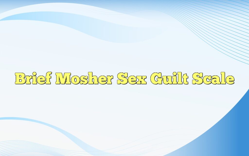 brief mosher sex guilt scale1