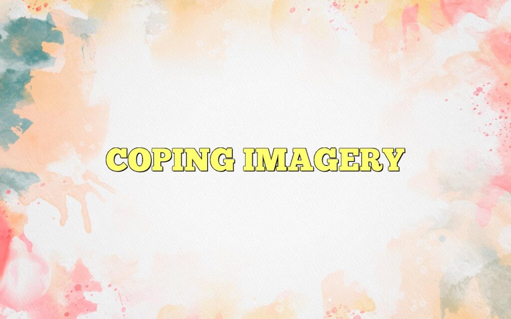 coping imagery
