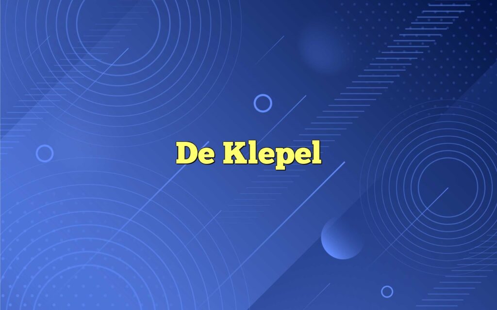 de klepel