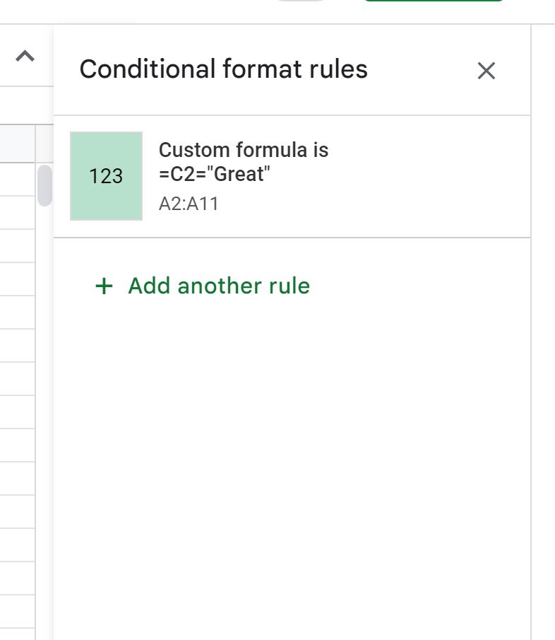 How To Do Conditional Formatting In Google Sheets If Another Cell ...