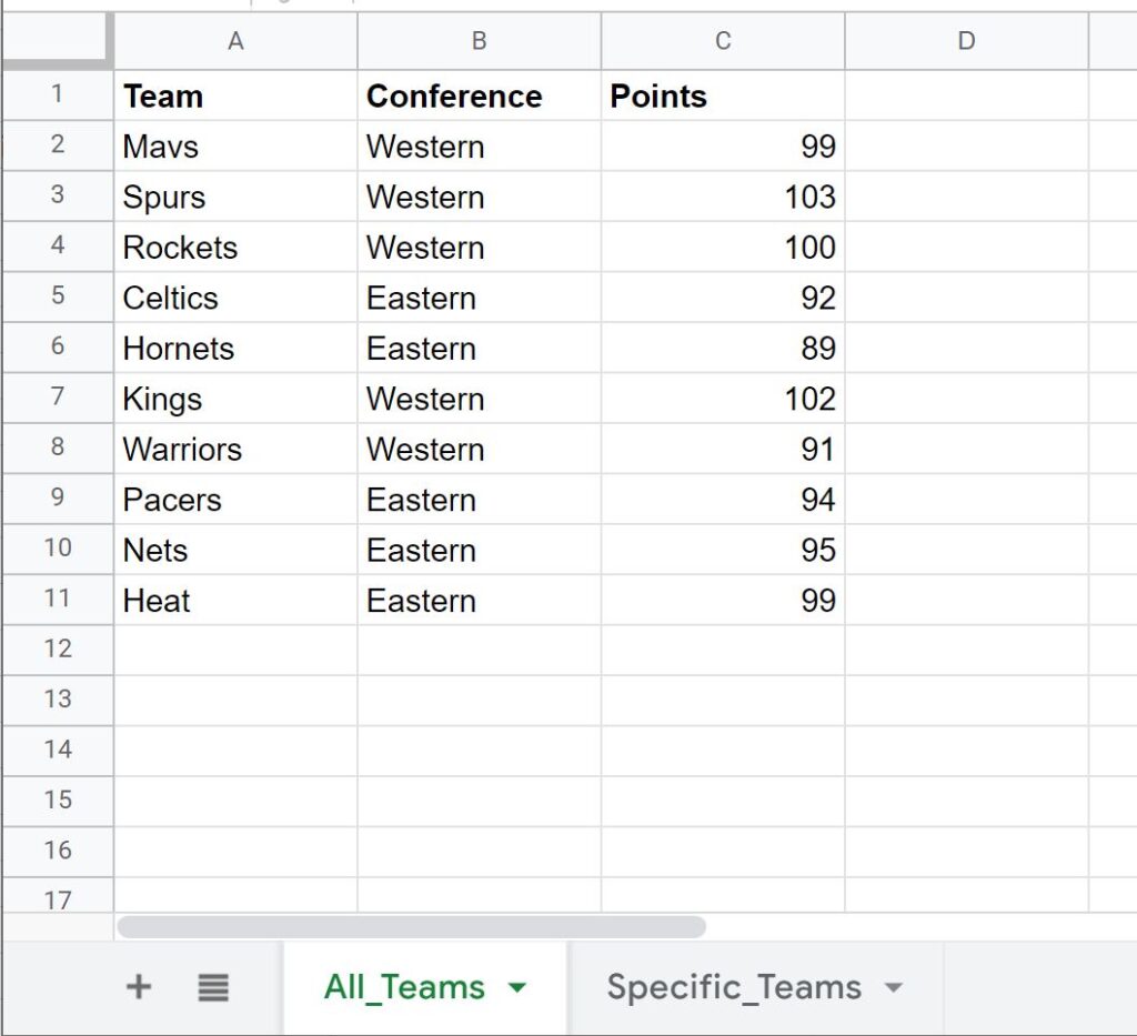 How to Easily Filter Data from Another Sheet in Google Sheets