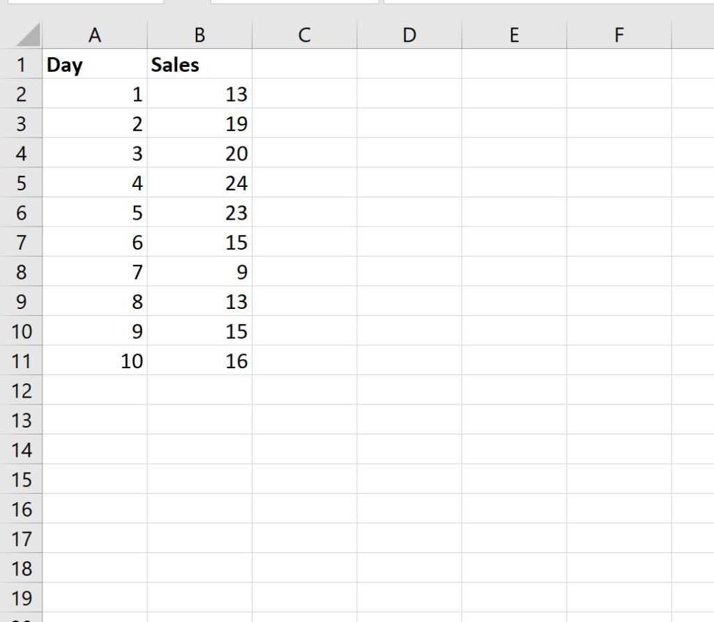 How to Easily Create a Lag Function in Excel