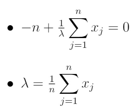 MLE of Poisson distribution