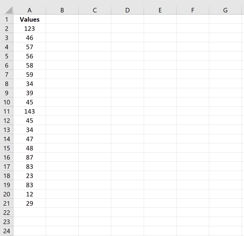 How do I find the Top 10% of Values in an Excel Column?
