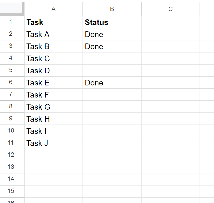 How can I calculate the percent complete in Google Sheets? 2