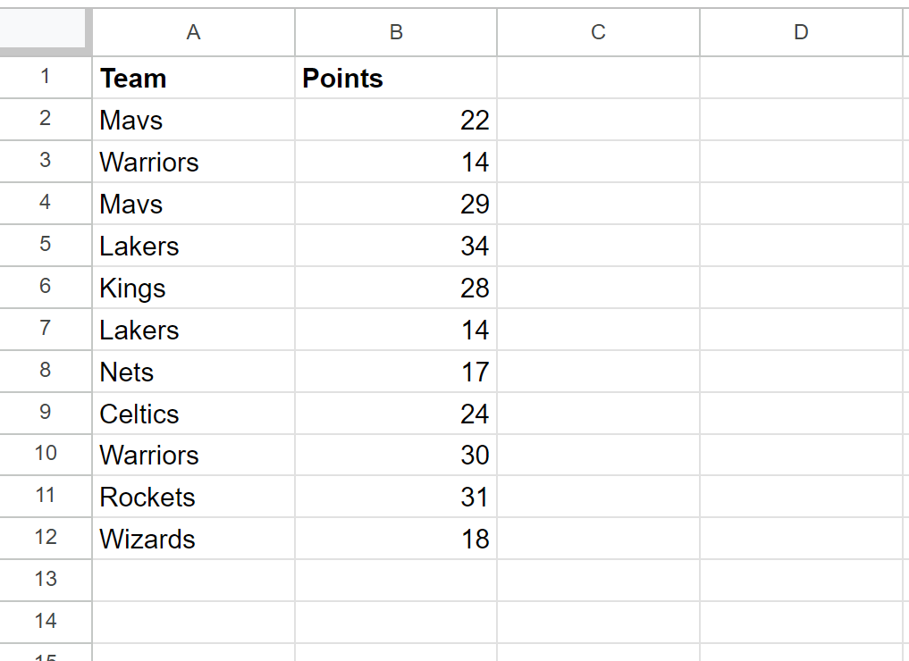 How do I filter one column in Google Sheets based on values in another column? 2