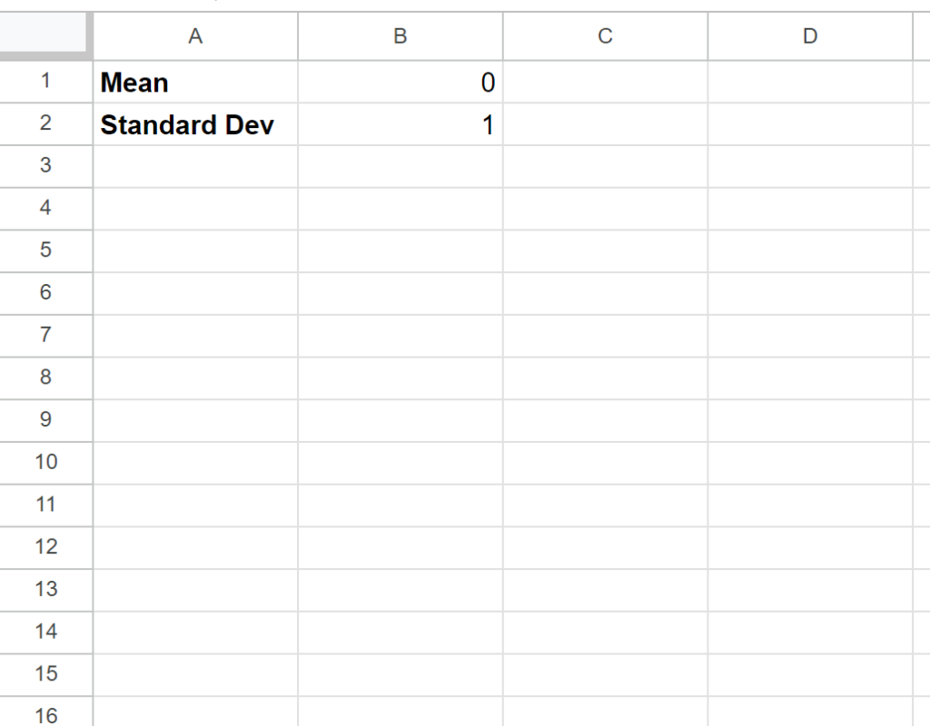 How can I generate a normal distribution in Google Sheets? 2