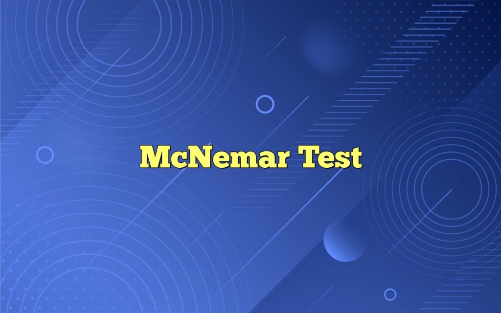 McNemar Test