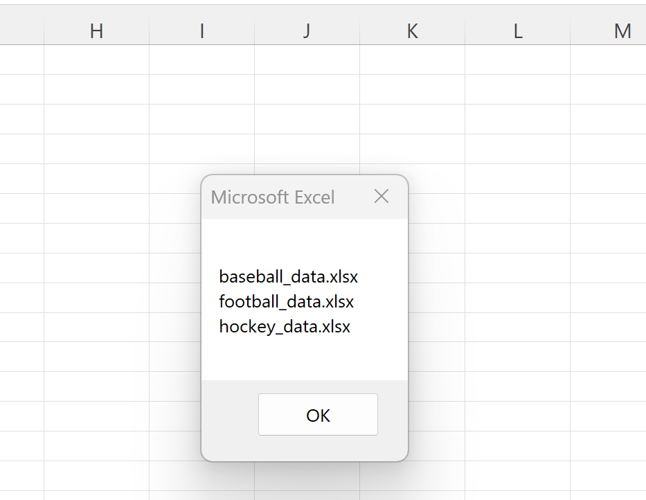 How can I obtain a list of all open workbooks in VBA? 2