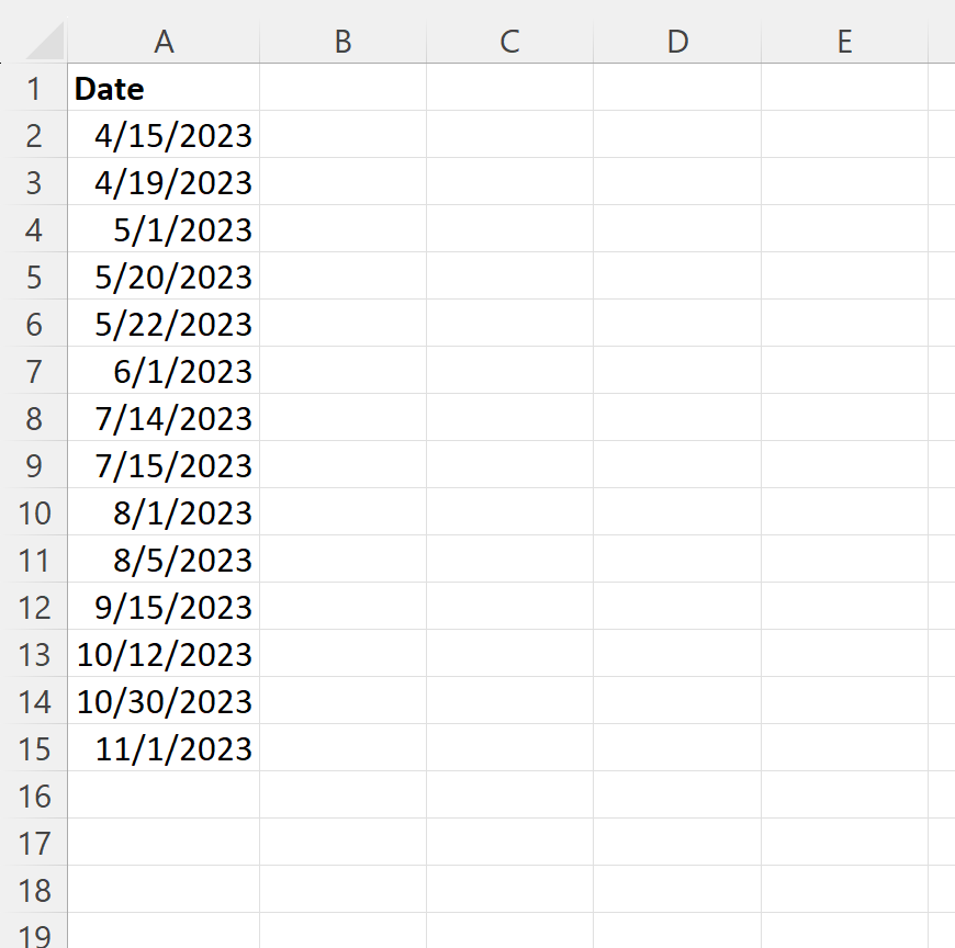 How can I find the closest date in Excel? 2