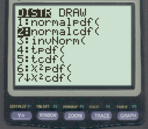 How do I find percentiles from z-scores on a TI-84 calculator? 2