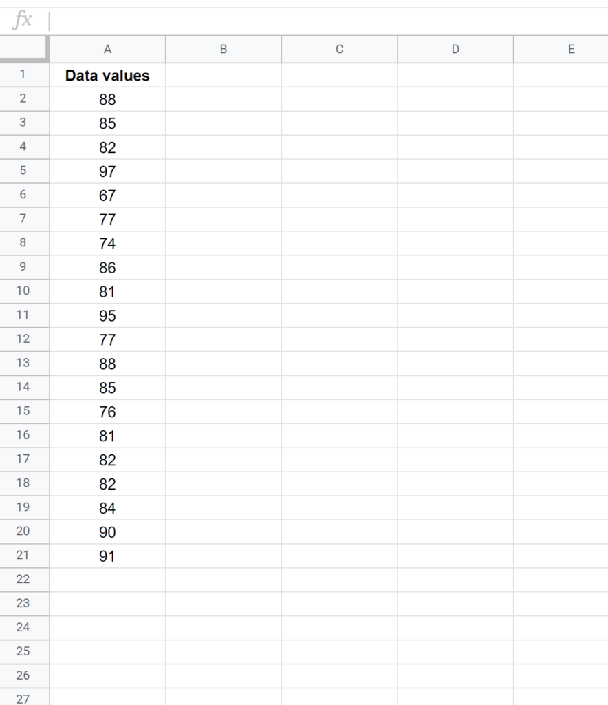 How do I calculate the coefficient of variation in Google Sheets? 2