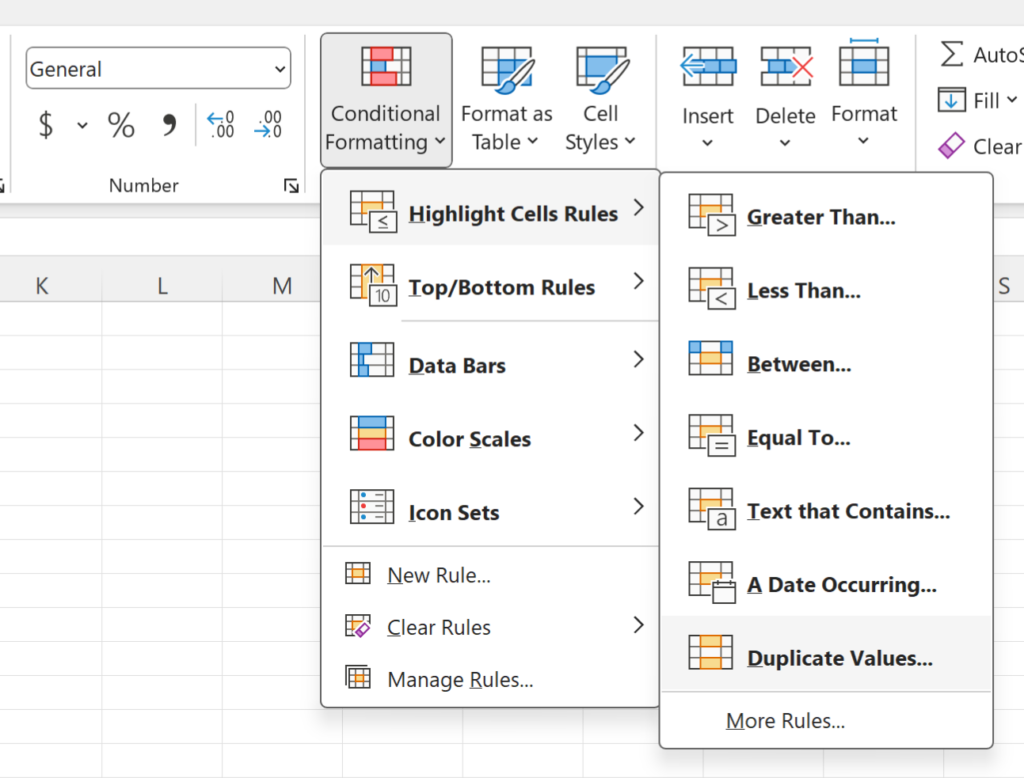 How can I find duplicate values in Excel without deleting them? 2