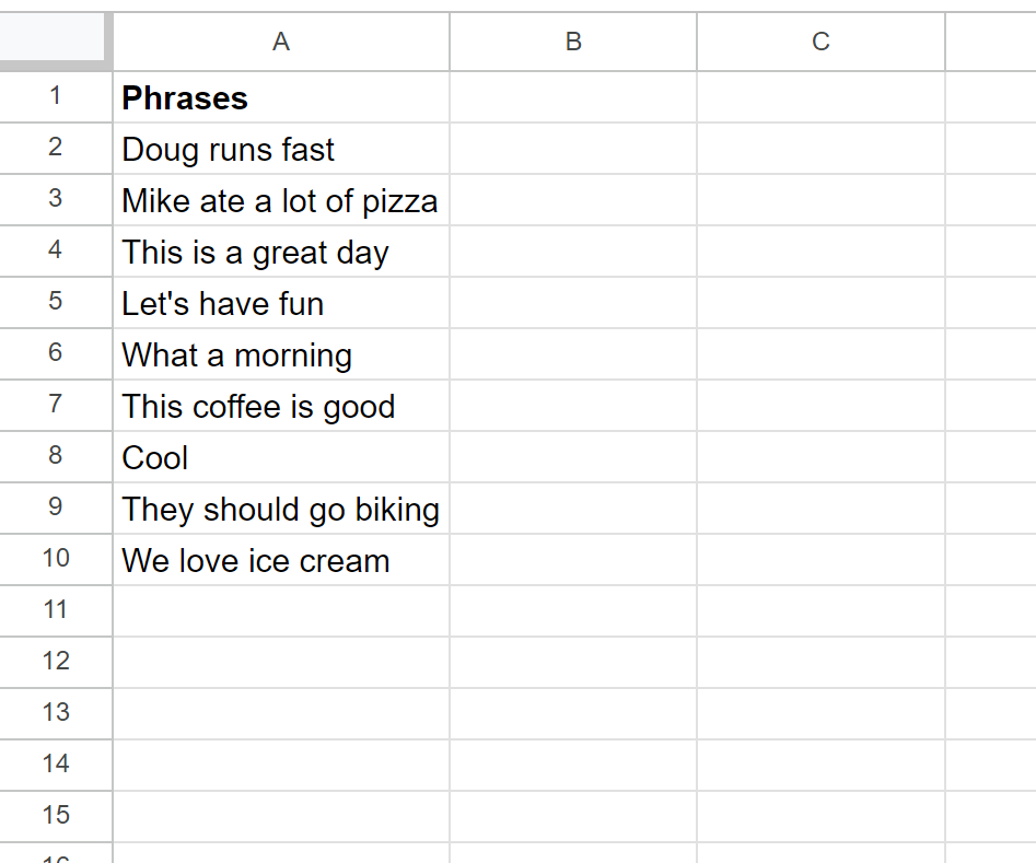 How can I extract the first word from a cell in Google Sheets? 2
