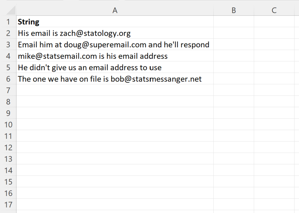 How can I extract an email address from a text string in Excel? 2