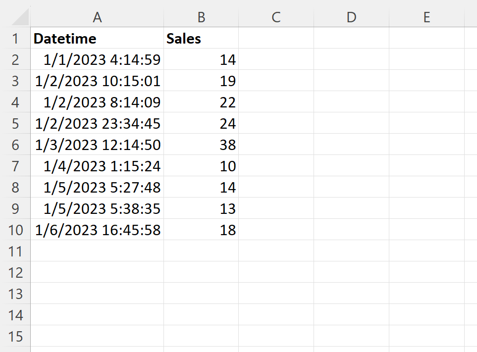 How can I extract minutes from a datetime value in Excel? 2