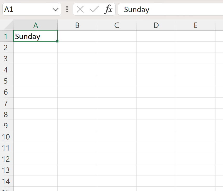 How can I use Autofill to fill in days of the week in Excel? 2