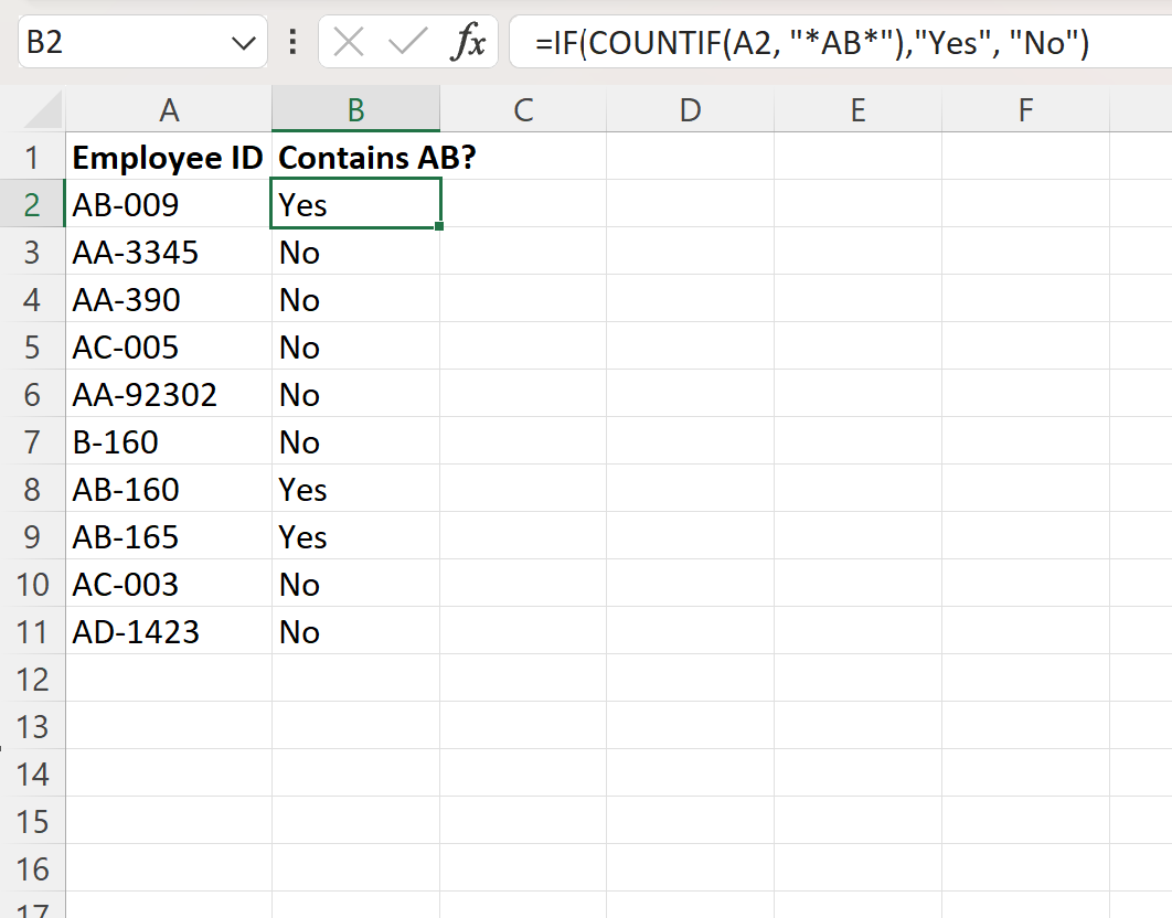 ifwild2 Excel IF function with wildcard