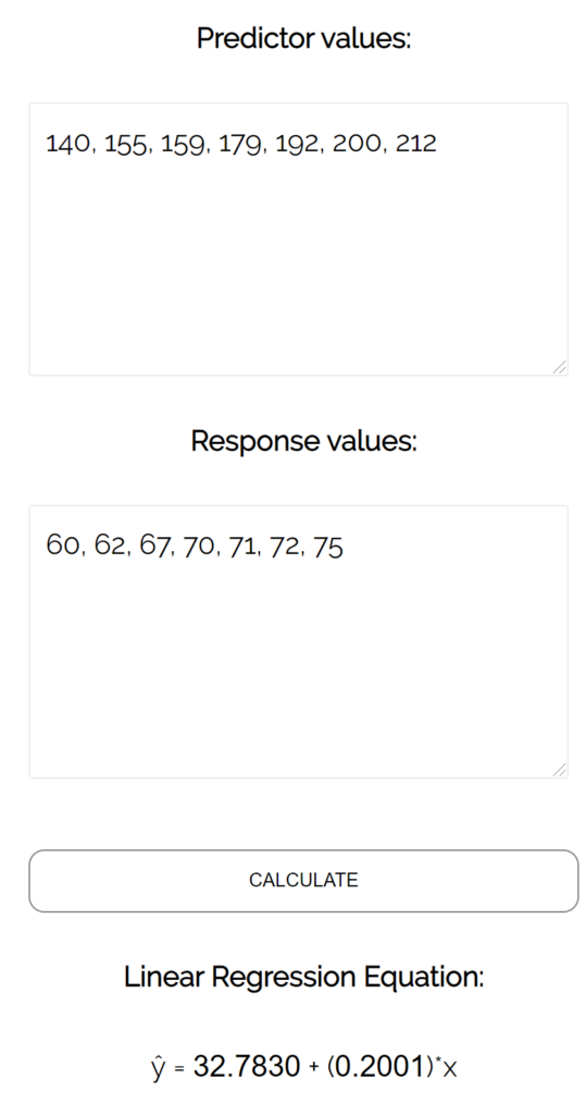 How can one perform linear regression by hand? 2
