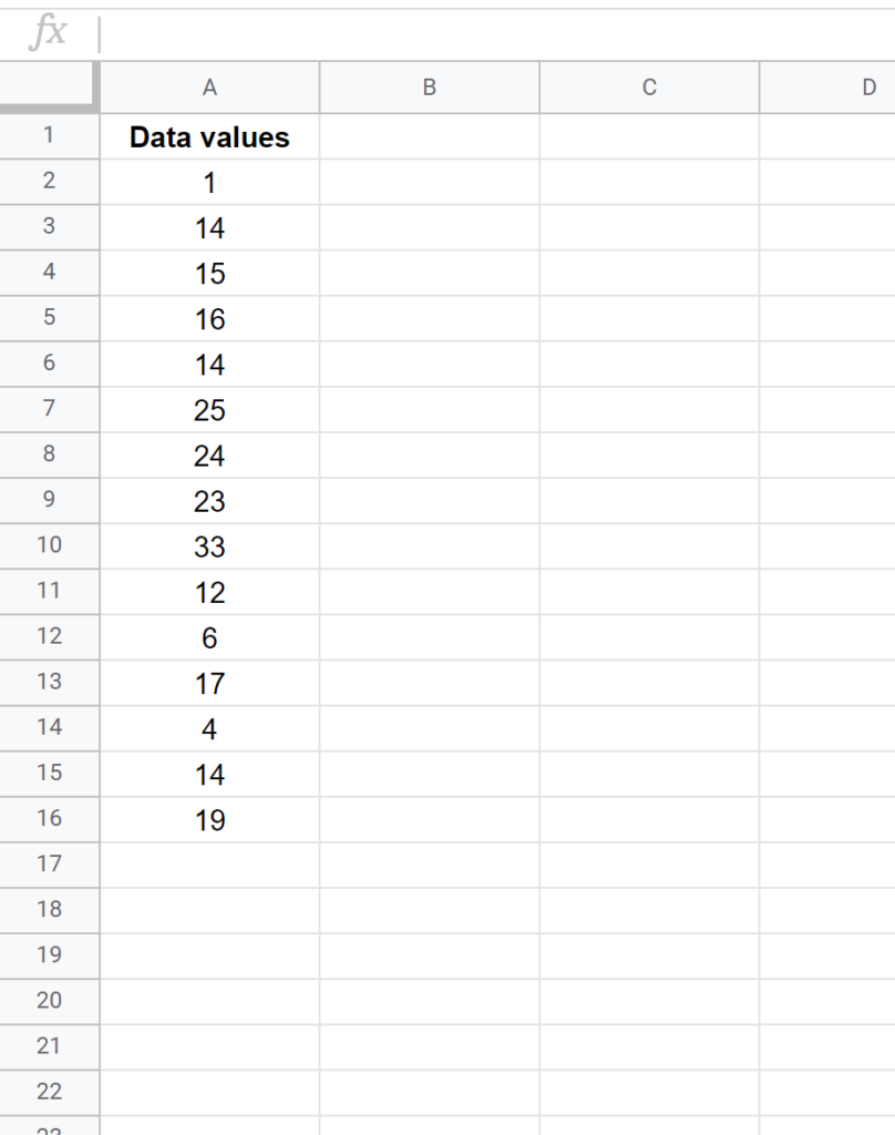 How can I calculate the Mean Absolute Deviation in Google Sheets? 2
