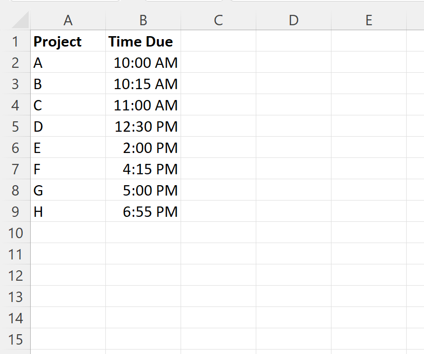 How do I subtract 30 minutes from a given time in Excel? 2