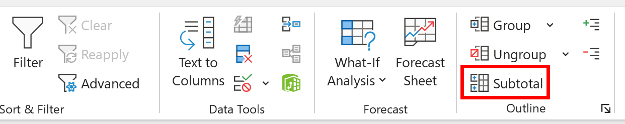 How To Remove Subtotals In Excel In 5 Easy Steps