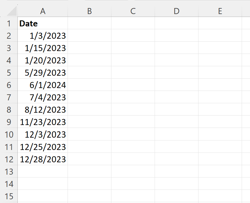Is the date on a weekend in Excel? 2