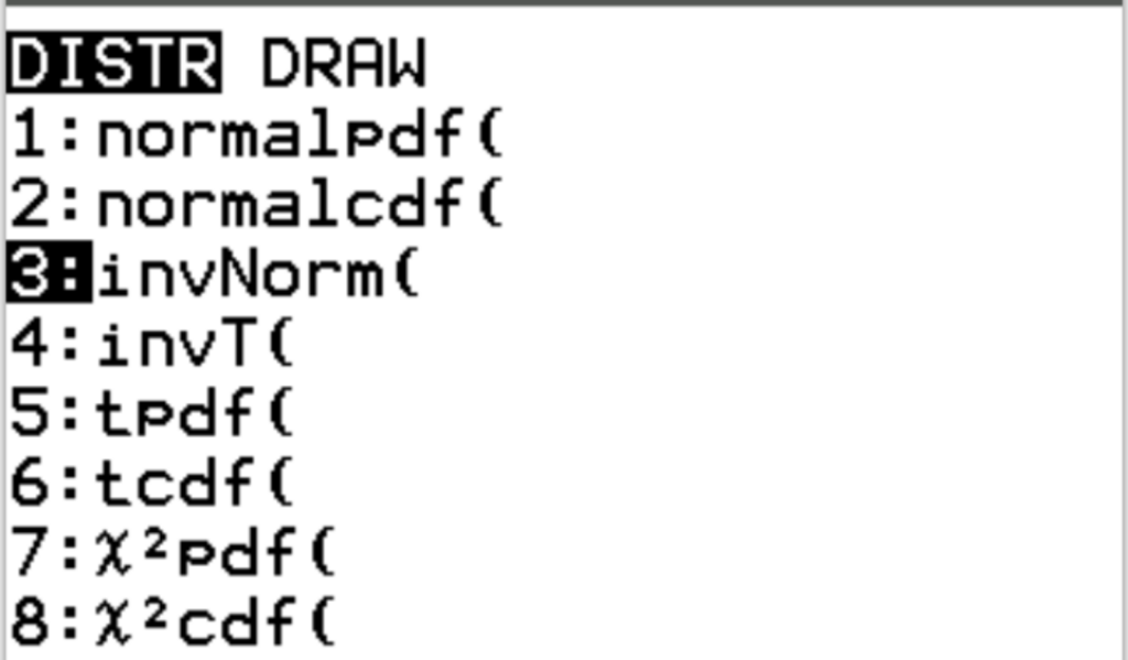 How do you use the invNorm function on a TI-84 calculator? Can you provide some examples? 2