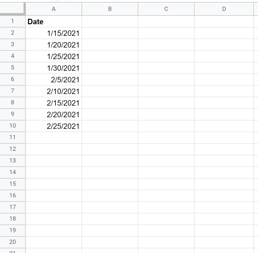 How can I add and subtract days in Google Sheets? 2