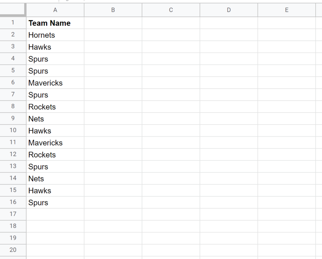 How can I count the number of occurrences in Google Sheets? 2