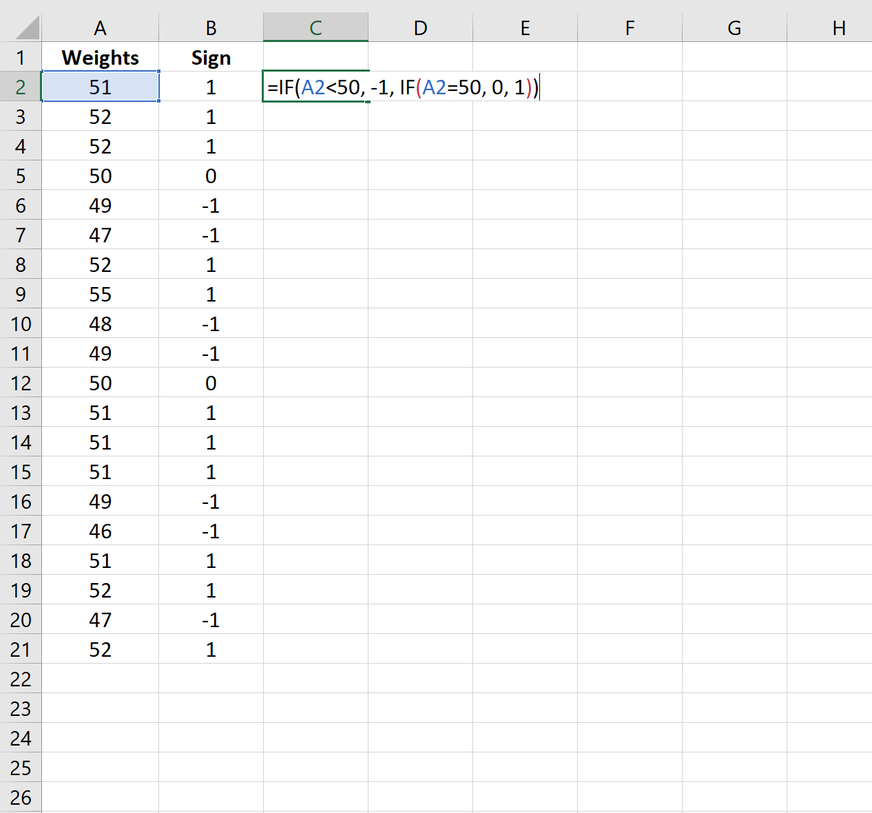 How Do I Perform A Sign Test In Excel Stepbystep?