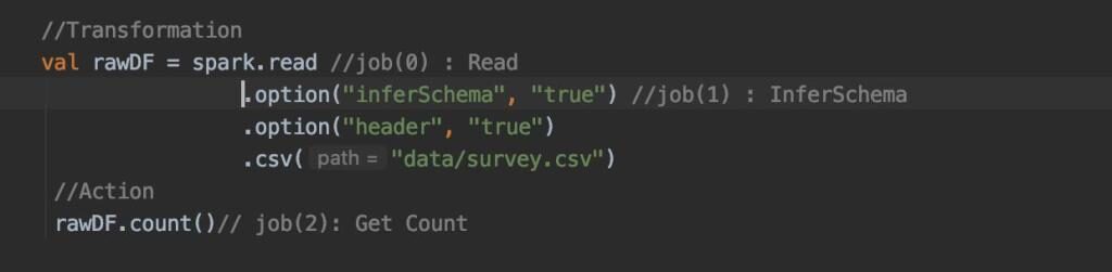 Application Code Spark Job Sample application