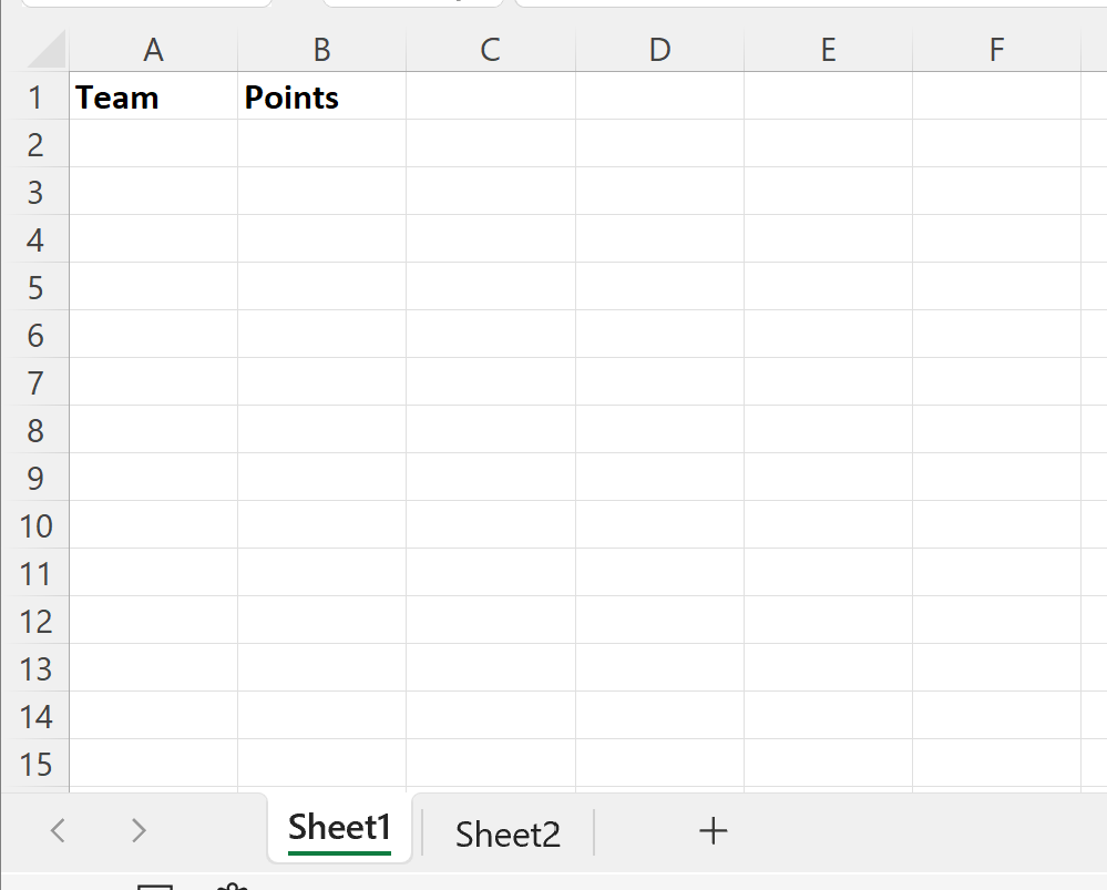 How can I create a drop-down list in Excel from another sheet? 2