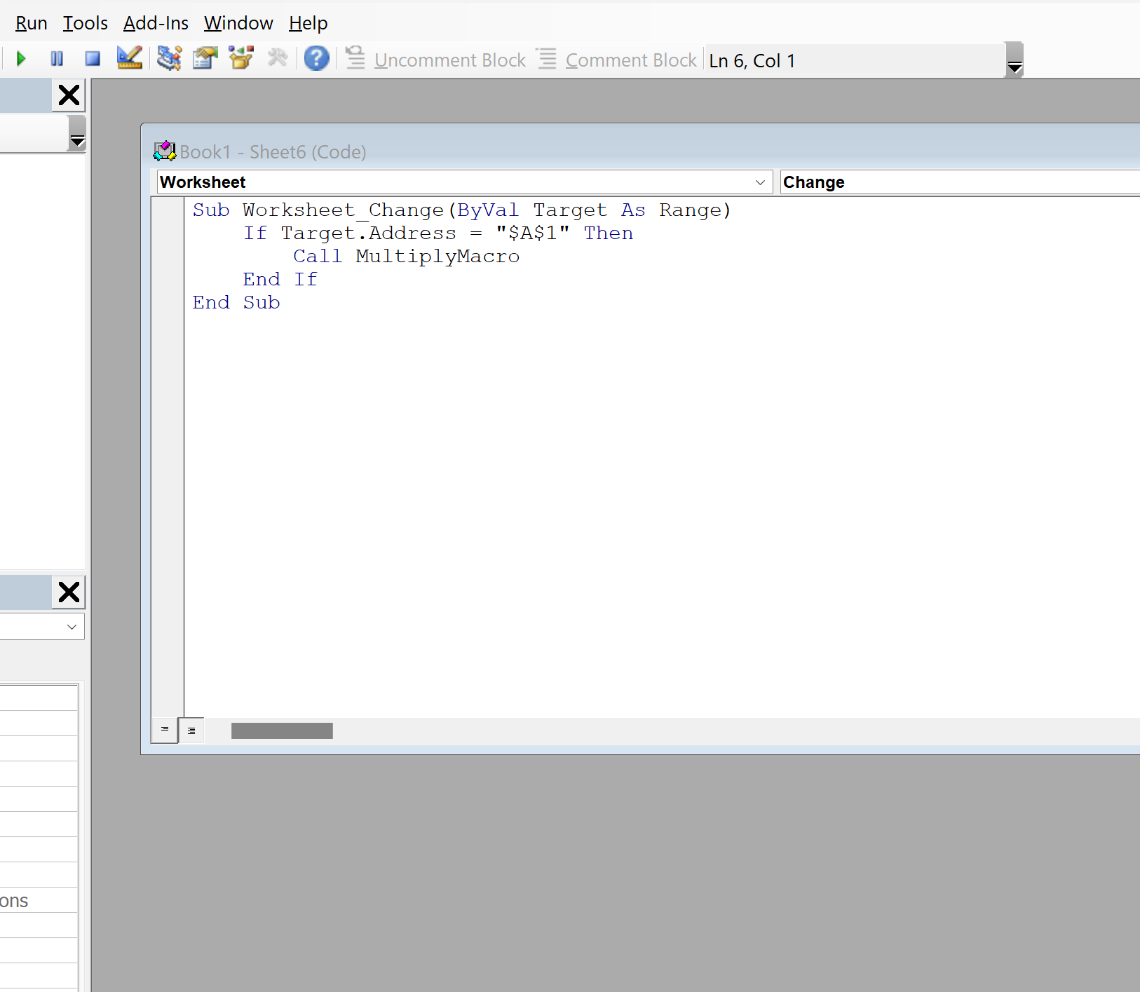 How Can I Use VBA To Run A Macro When The Value In A Cell Changes?