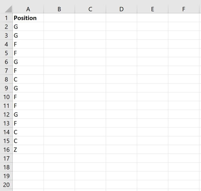 How do you write a case statement in Excel? Can you provide an example? 2