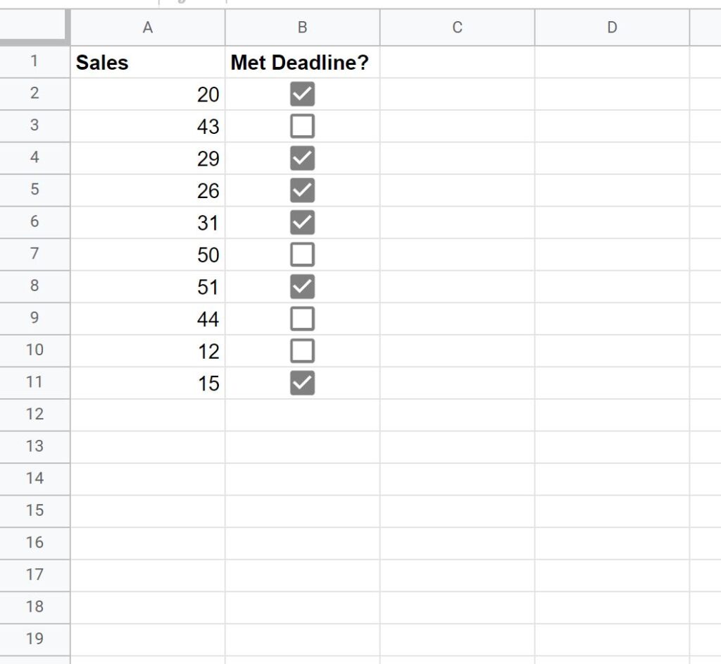 How do I use Google Sheets to sum a column based on whether a checkbox is checked? 2