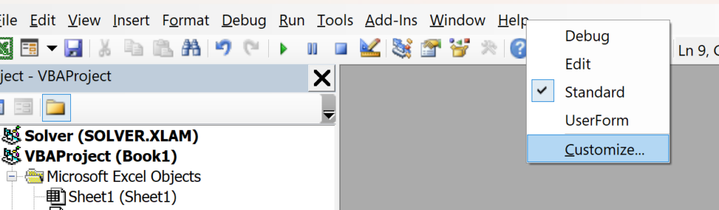 How can I comment a block of code in VBA with an example? 2