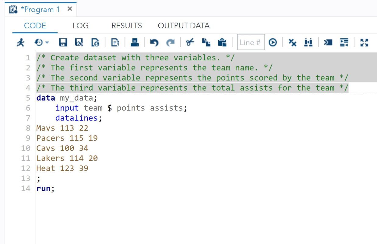 How Can I Create Comments In Sas Can You Provide Some Examples