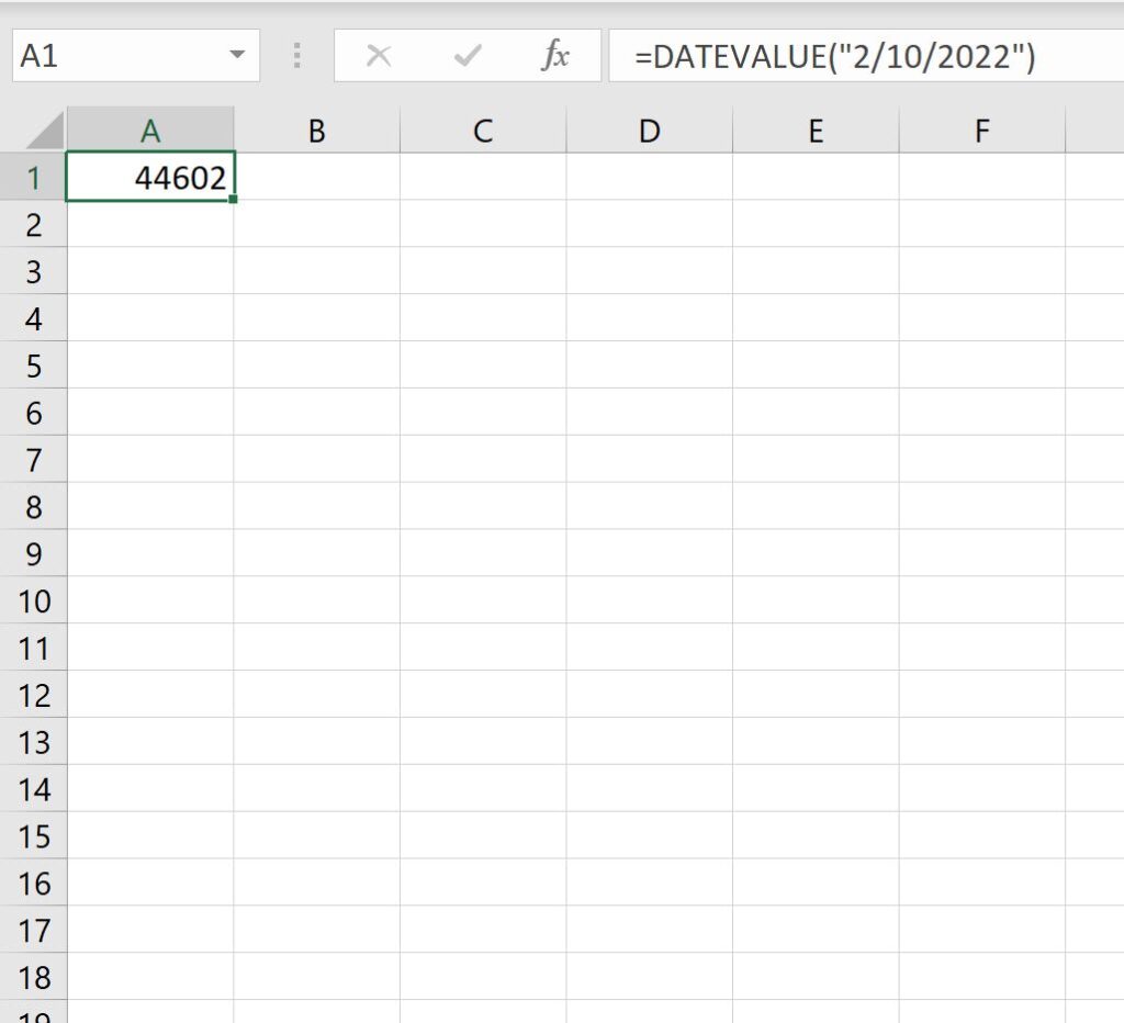How can I convert a date to a number in Excel? 2