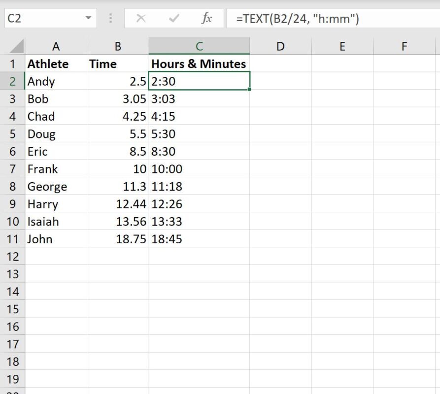 how-do-i-convert-decimal-time-to-hours-and-minutes-in-excel
